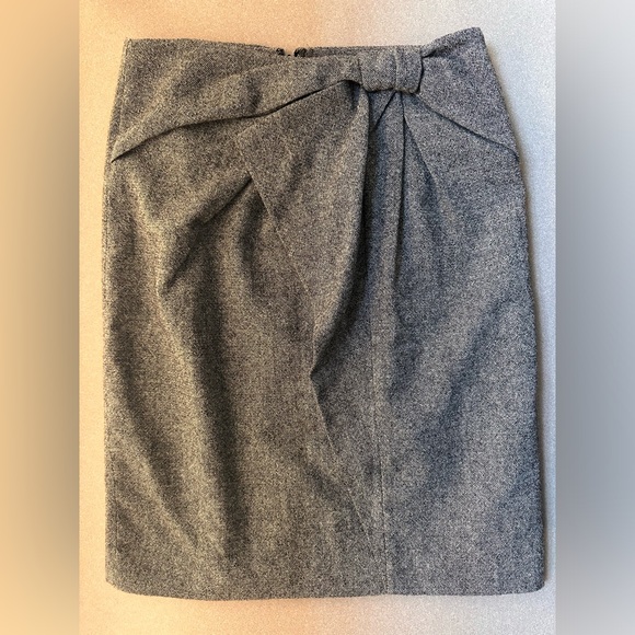 Banana Republic Grey Blended Wool Pencil Skirt - Picture 4 of 6